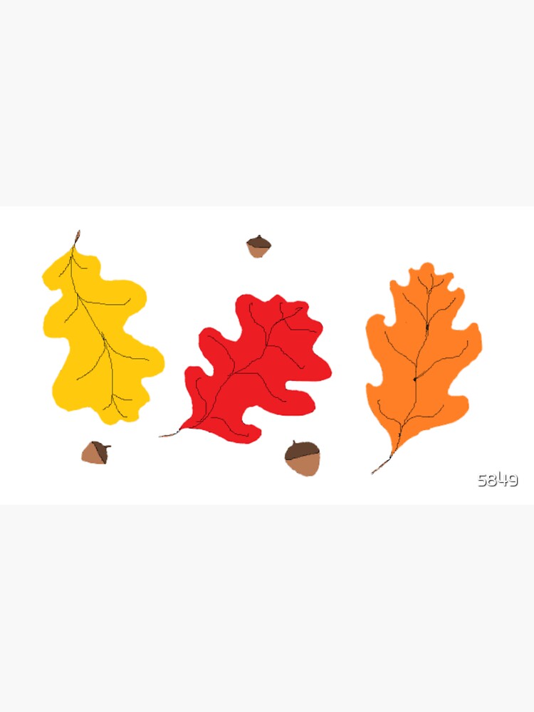 Thumbnail 7 of 7, Cap, Fall's Oak Leaves and Acorns designed and sold by 5849.