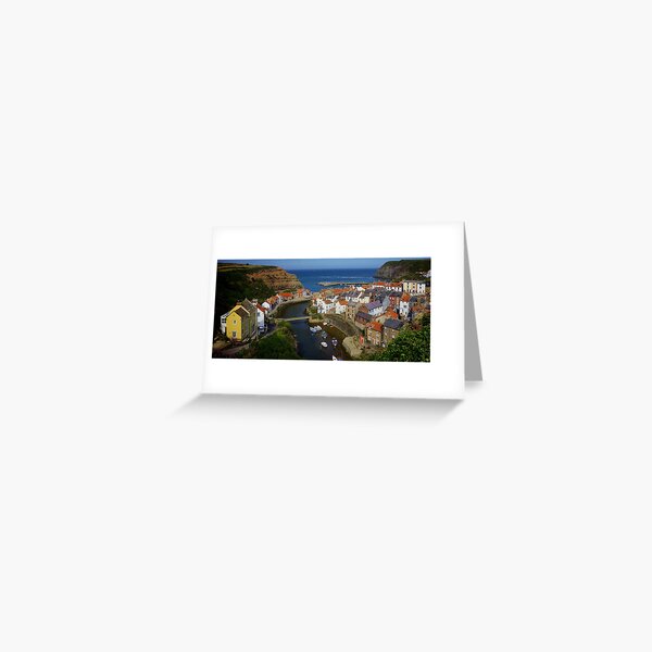 The Village of Staithes Greeting Card