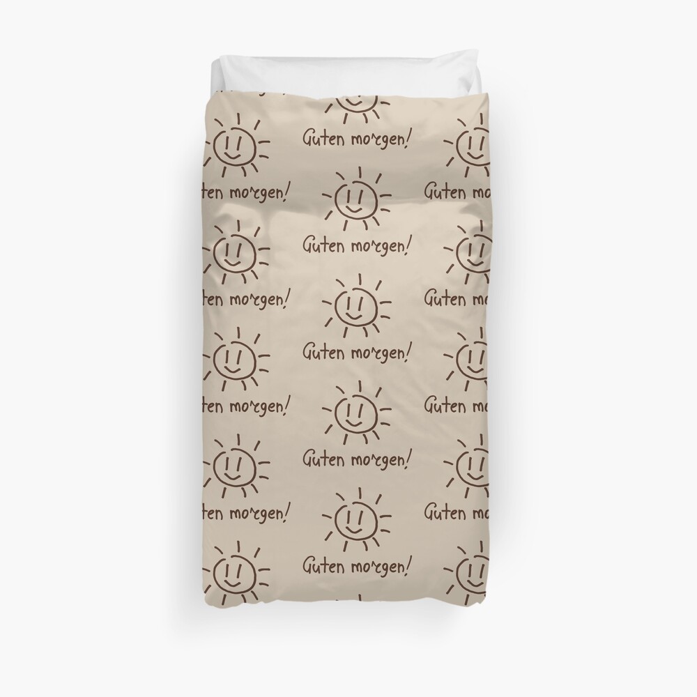 Guten Morgen! Duvet Cover