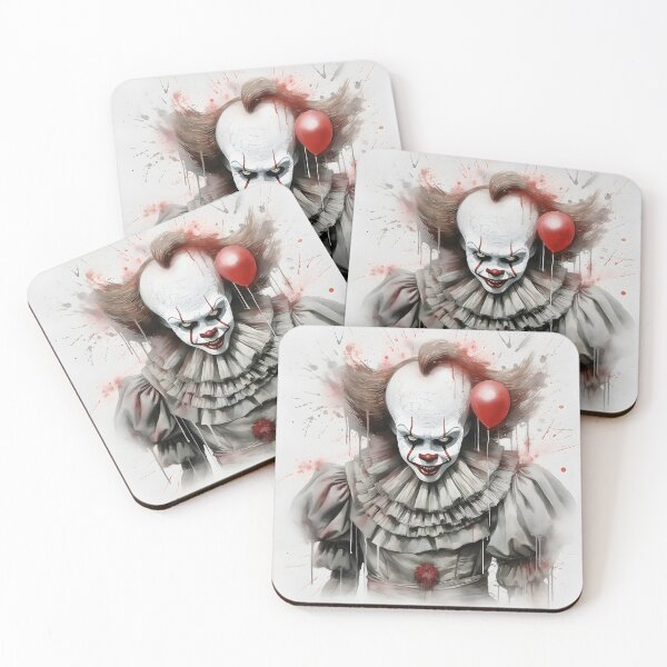 Item preview, Watercolour Horror Clown  designed and sold by ARTficiallyAnon.