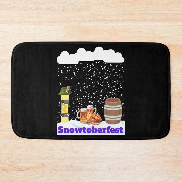 Item preview, Oktoberfest pun oktoberfest apres ski beer and pretzel snow lover snowboard fan  designed and sold by Artstastic.
