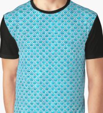 SCALES2 WHITE MARBLE & TURQUOISE MARBLE Graphic T-Shirt
