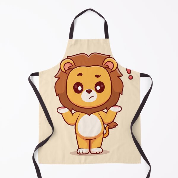 Item preview, Lion's Puzzlement: Cute Confused Lion Cartoon Vector Icon Illustration designed and sold by hjian8219.