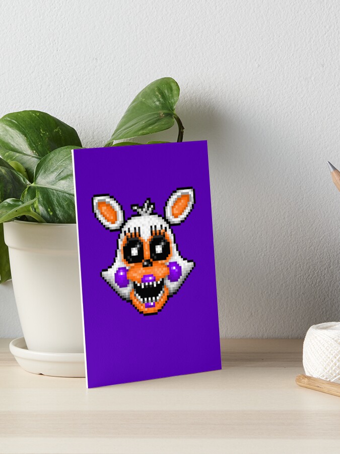 Lolbit - FNAF World - Pixel Art Art Board Print for Sale by