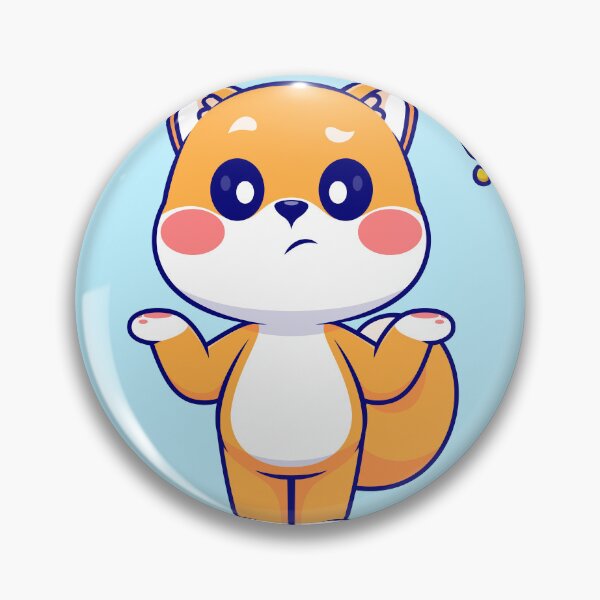 Item preview, Curious Shiba Charm: Cute Confused Shiba Inu Dog Cartoon Vector Icon designed and sold by hjian8219.