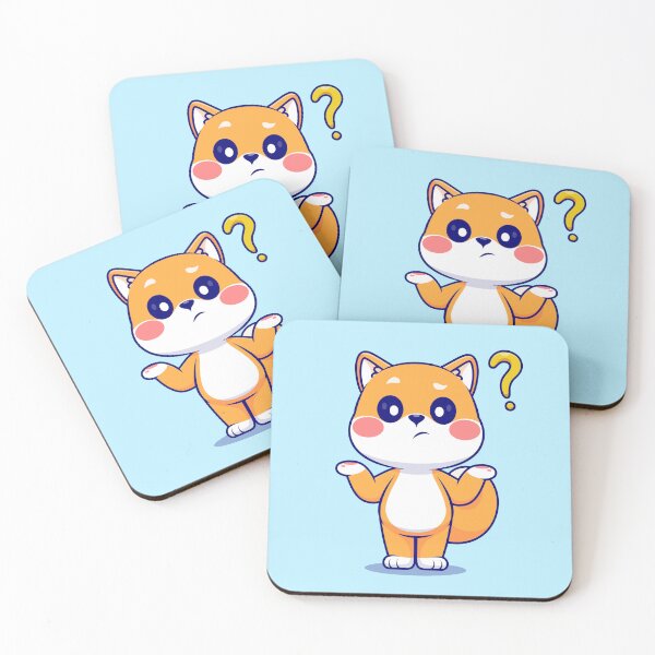 Item preview, Curious Shiba Charm: Cute Confused Shiba Inu Dog Cartoon Vector Icon designed and sold by hjian8219.