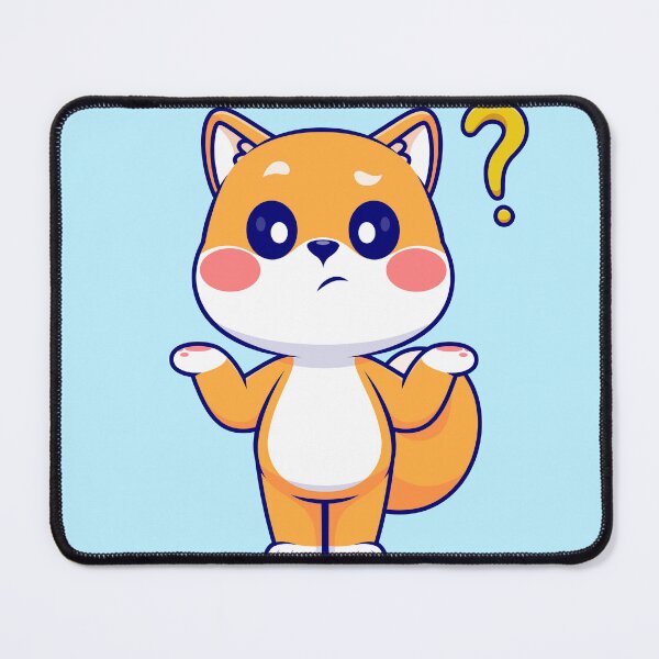 Item preview, Curious Shiba Charm: Cute Confused Shiba Inu Dog Cartoon Vector Icon designed and sold by hjian8219.