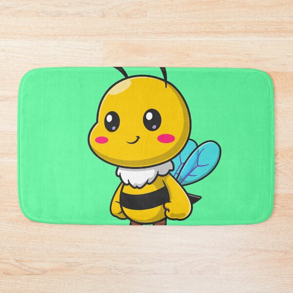 Item preview, Bee-utiful Work: Cute Standing Cartoon Vector Bee Icon Illustration" designed and sold by hjian8219.