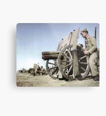 Francoist artillery positions, Madrid, 1936. Metal Print