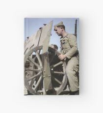 Francoist artillery positions, Madrid, 1936. Hardcover Journal