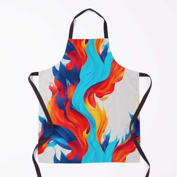 Item preview, Fire and water, energy, abstract art design designed and sold by CoolPixels.