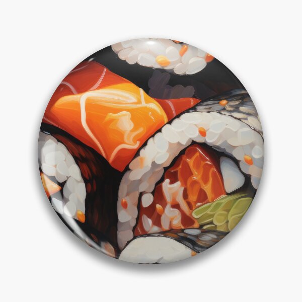 Item preview, Sushi Rolls Pattern designed and sold by Shannon Hilson.