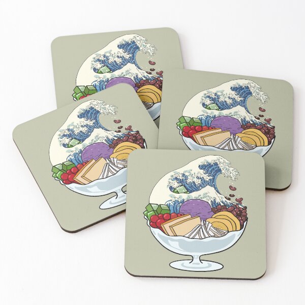 Item preview, GREAT WAVE UBE HALO-HALO FILIPINO DESSERT designed and sold by aydapadi.