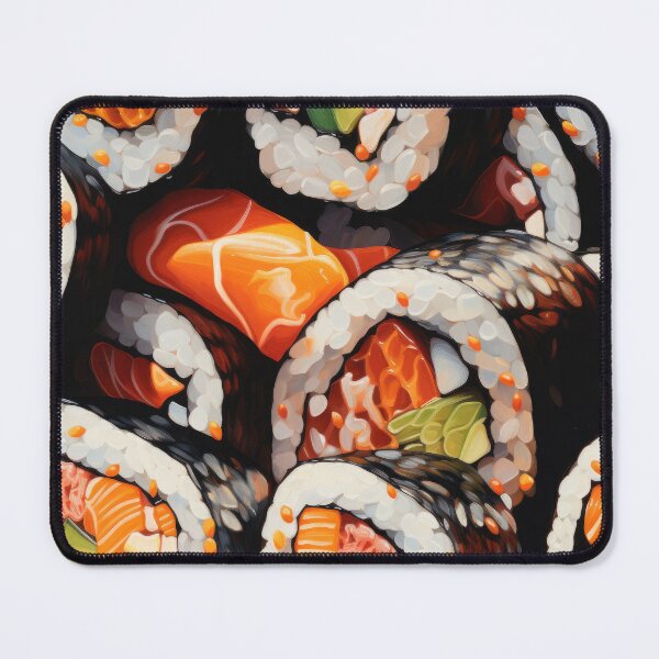 Item preview, Sushi Rolls Pattern designed and sold by Shannon Hilson.