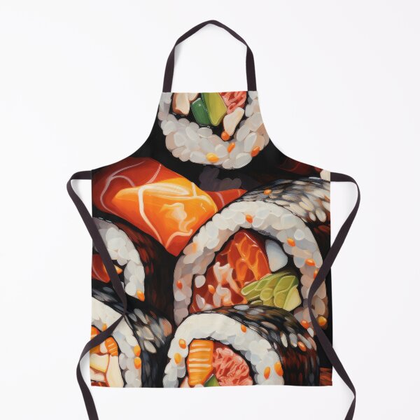 Item preview, Sushi Rolls Pattern designed and sold by Shannon Hilson.