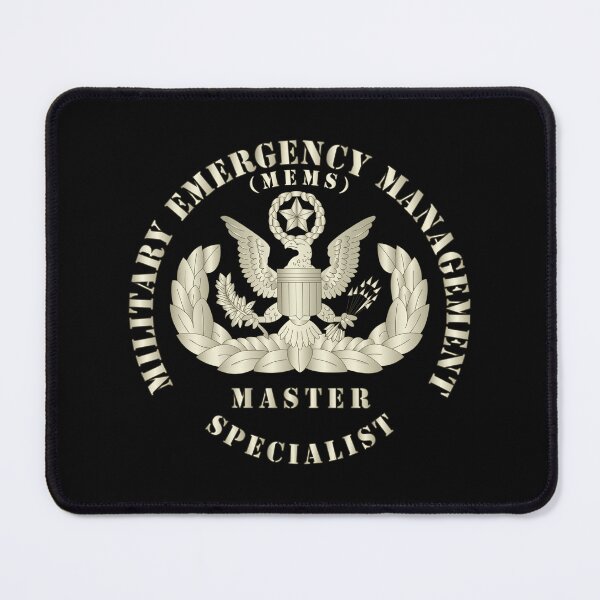 Item preview, ARNG - Military Emergency Management Specialist - Master - Silver designed and sold by Military Insignia Products.