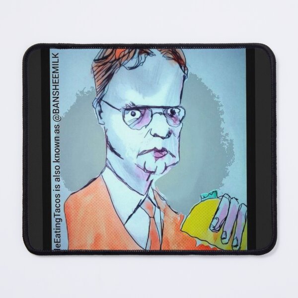 Item preview, Dwight Eating Tacos designed and sold by BansheeMilk.