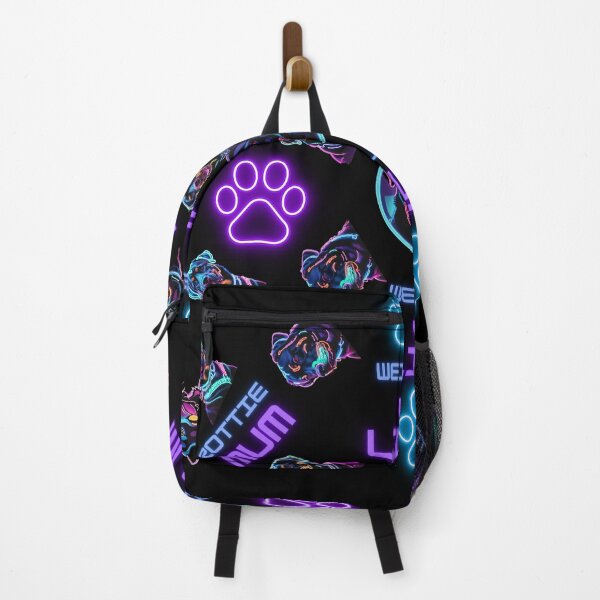 Item preview, Neon Rottweiler Dog Design for Pet lovers designed and sold by NeutrinoJem.