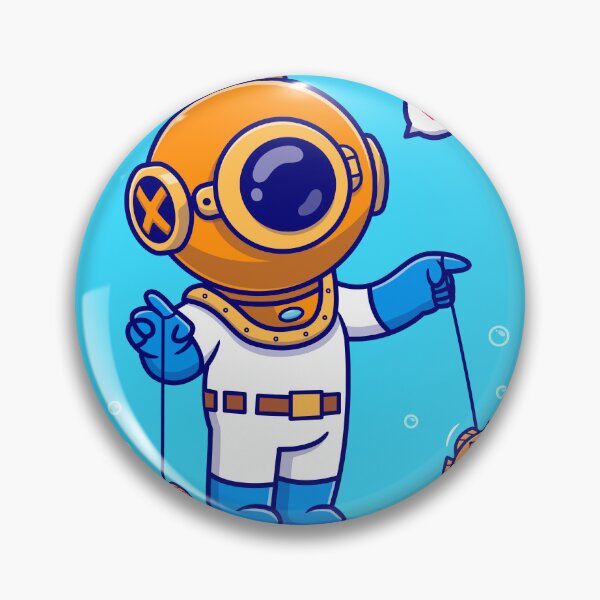 Item preview, Diver's Delight: Puffer Fish Yoyo Cartoon Vector Icon designed and sold by hjian8219.