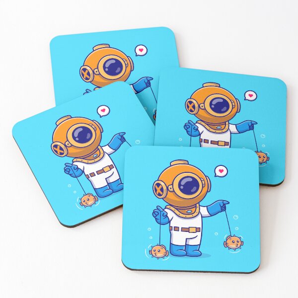 Item preview, Diver's Delight: Puffer Fish Yoyo Cartoon Vector Icon designed and sold by hjian8219.