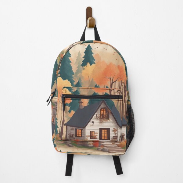 Item preview, Cabin in the woods, fall season designed and sold by CoolPixels.