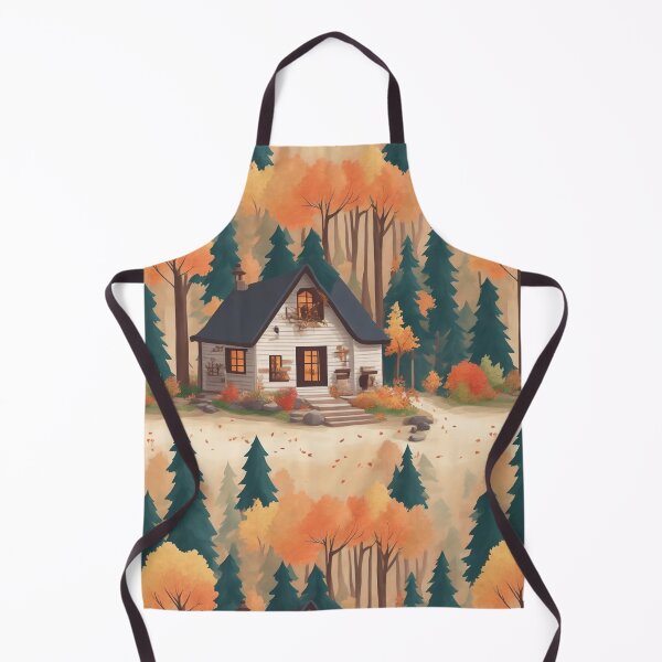 Item preview, Cabin in the woods, fall season designed and sold by CoolPixels.