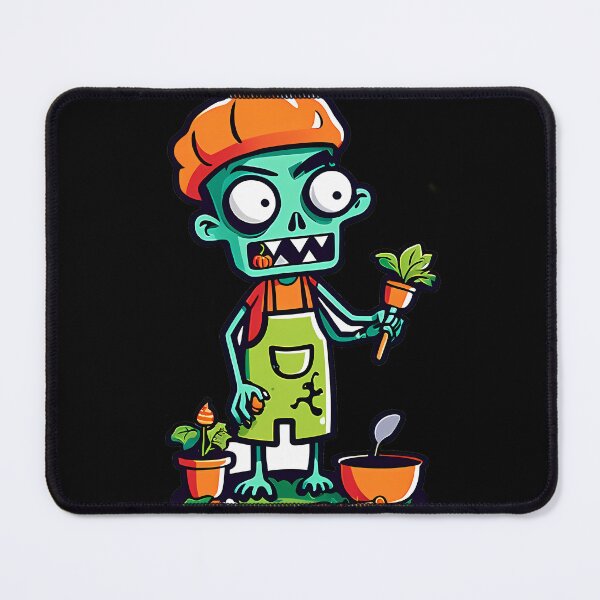 Item preview, Zombie Gardener - Zombie Groundskeeper in Creepy Cemetery designed and sold by Mechanical-Artt.