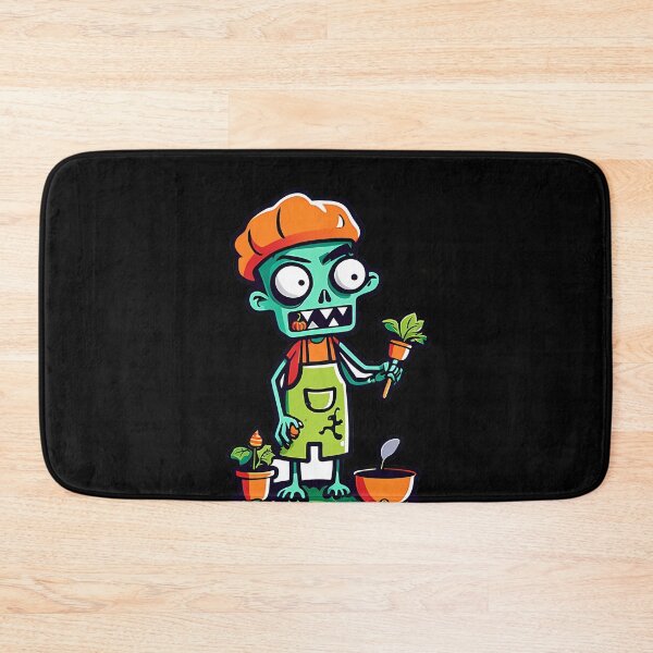 Item preview, Zombie Gardener - Zombie Groundskeeper in Creepy Cemetery designed and sold by Mechanical-Artt.