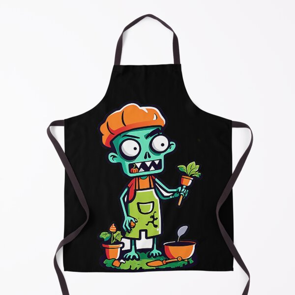 Item preview, Zombie Gardener - Zombie Groundskeeper in Creepy Cemetery designed and sold by Mechanical-Artt.