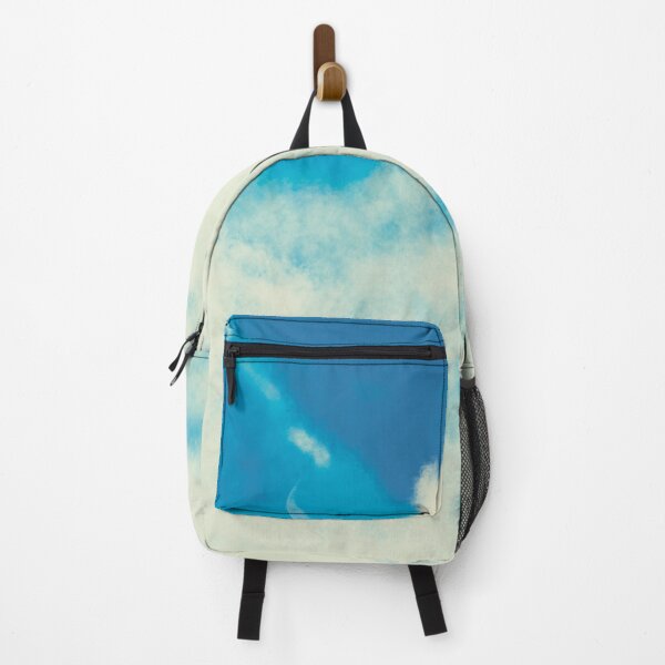 Item preview, Blue Sky with clouds and moon digital art designed and sold by DiyaNikki.
