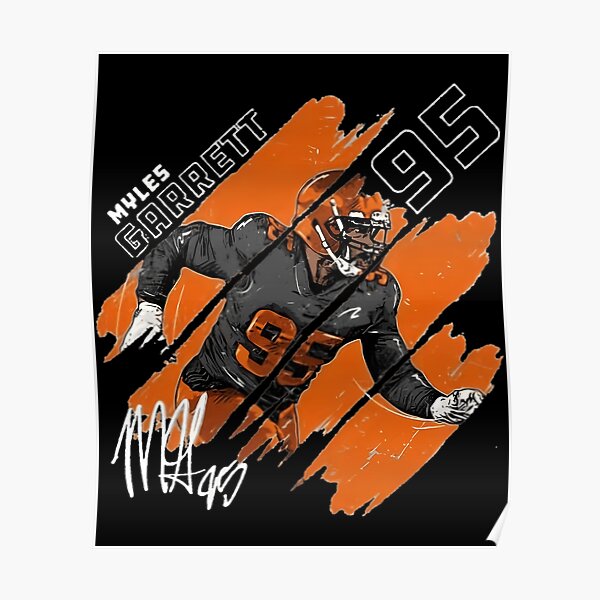 Myles Garrett Cleveland Browns Defensive End Art Wall Room Poster - POSTER  20x30