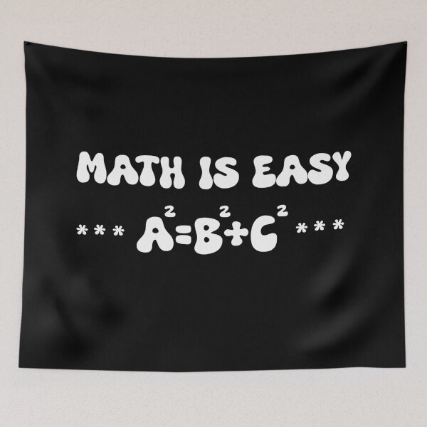 Item preview, MATH IS EASY designed and sold by ArtisticAblaze.