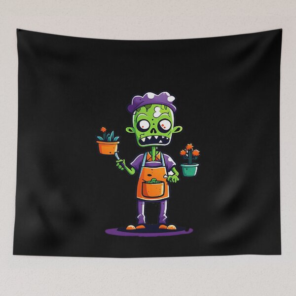 Item preview, Zombie Gardener - Ghastly Zombie Horticulturist designed and sold by Mechanical-Artt.