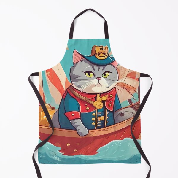 Item preview, British Shorthair Pirate Adventure designed and sold by purrfect pattern.