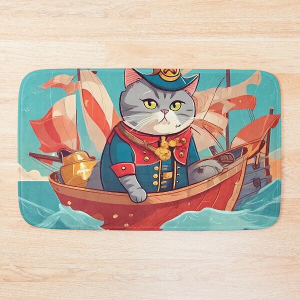 Item preview, British Shorthair Pirate Adventure designed and sold by purrfect pattern.