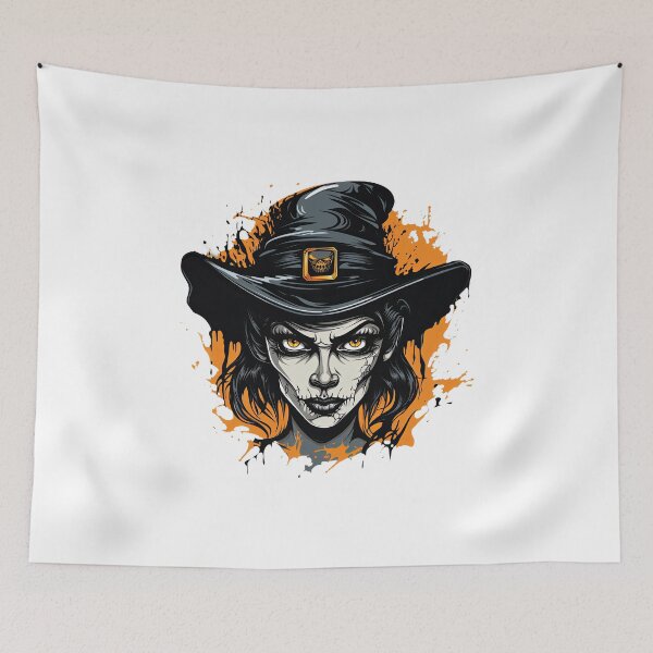 Item preview, Scary Halloween Witch designed and sold by urbanbuzzz.