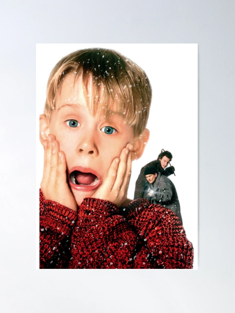 Home Alone Macaulay Culkin Classic Christmas movie mini poster style type  MAGNET