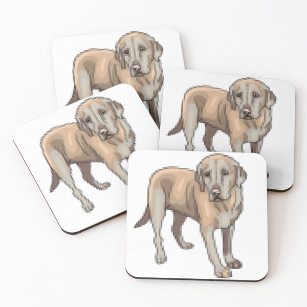 Item preview, 8bit pixelated Labrador dog  designed and sold by Artbychb.