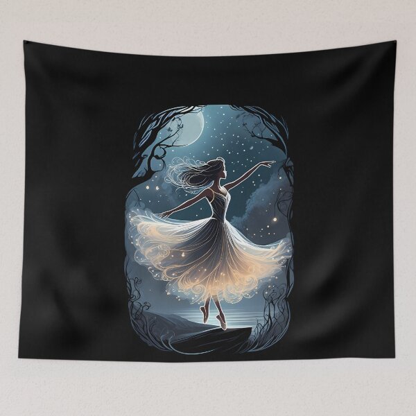 Item preview, Sleeping Beauty Ballerina - ghost ballerina - Dreamlike Ghostly Dancer designed and sold by Mechanical-Artt.