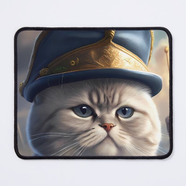 Item preview, Scottish Fold cat as a swashbuckling pirate designed and sold by purrfect pattern.