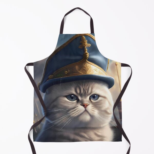 Item preview, Scottish Fold cat as a swashbuckling pirate designed and sold by purrfect pattern.