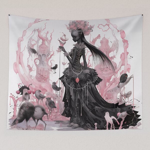 Item preview, “Magical Gothic Elegance: Abstract Flight” designed and sold by Art-Vortex-fr.