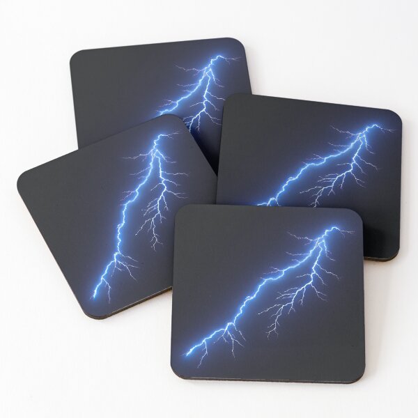 Item preview, A vibrant electric blue lightning bolt designed and sold by karlosss.
