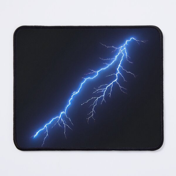 Item preview, A vibrant electric blue lightning bolt designed and sold by karlosss.