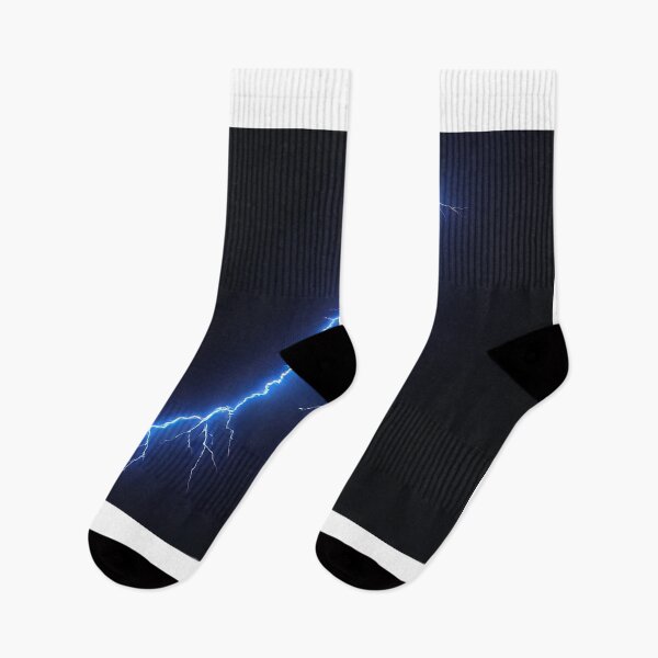Item preview, A vibrant electric blue lightning bolt designed and sold by karlosss.
