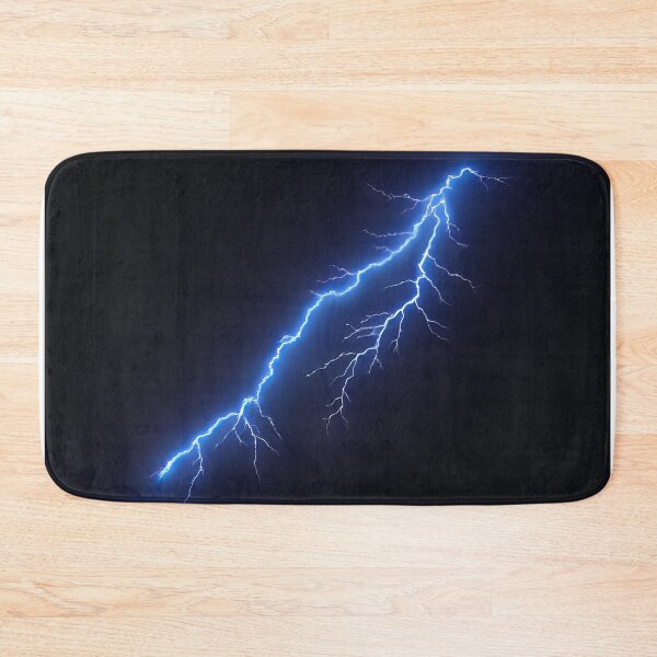 Item preview, A vibrant electric blue lightning bolt designed and sold by karlosss.