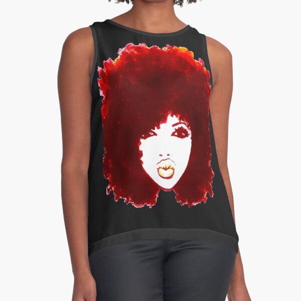 Aperçu de l'œuvre Cheveux bouclés cheveux naturels Afro Tshirt / Tees T-Shirt créée et vendue par EllenDaisyShop.
