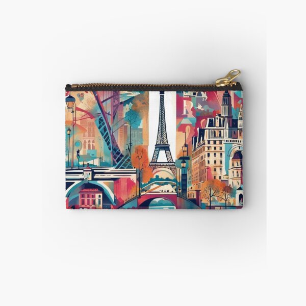 Item preview, Paris abstract art with Eiffel Tower designed and sold by JackFreestone.