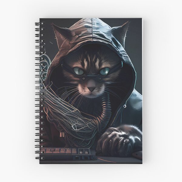 Item preview, “Hacker Meowtrice: The Feline Revolution” designed and sold by Art-Vortex-fr.