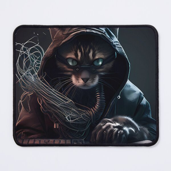 Item preview, “Hacker Meowtrice: The Feline Revolution” designed and sold by Art-Vortex-fr.
